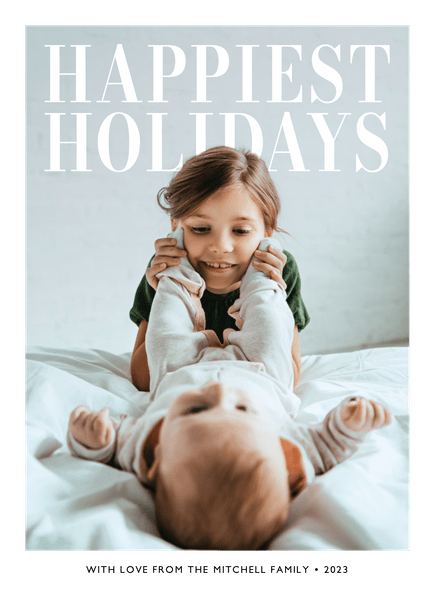 Cutout Holiday Cards