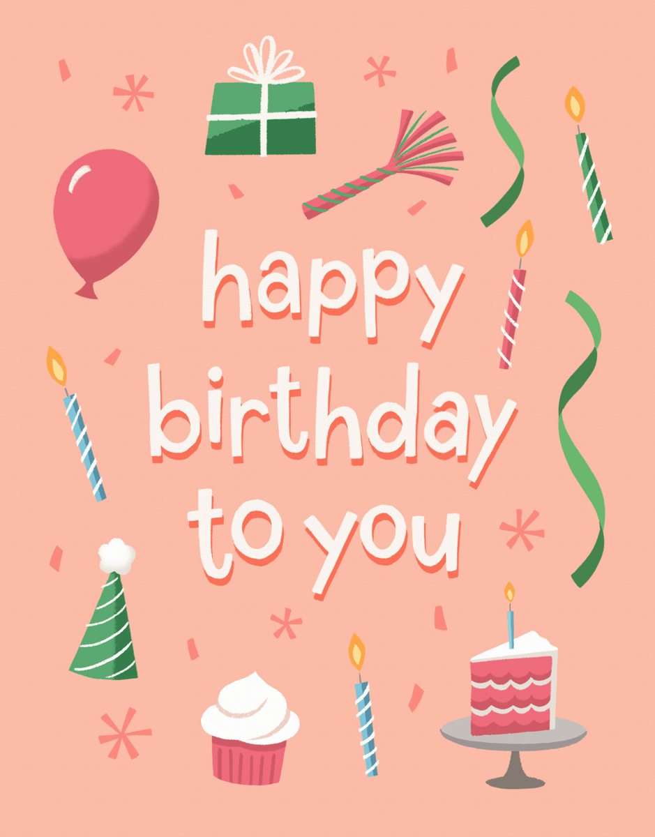 Designer business birthday cards Image